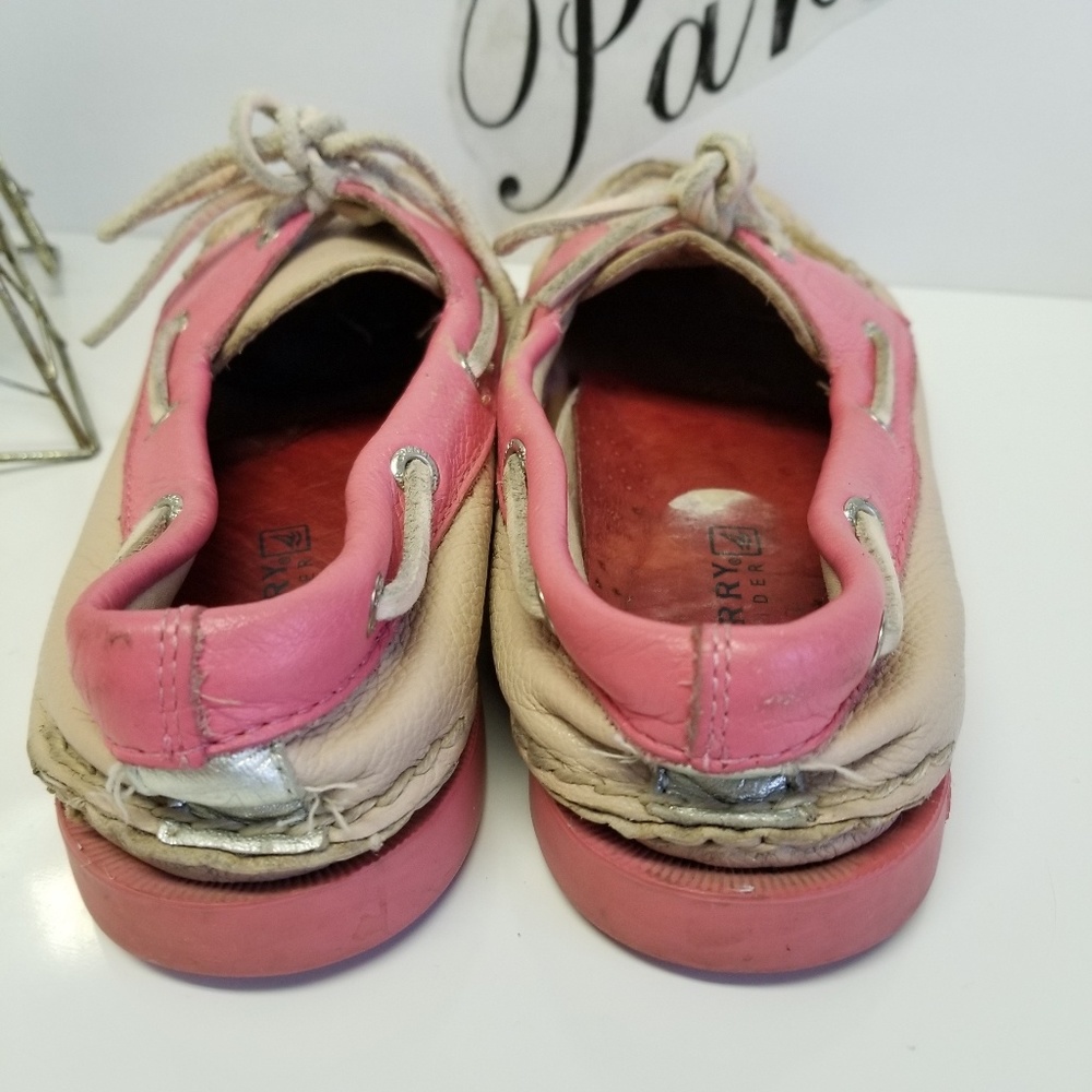 Sperry two-tone Pink docksiders size 6 1/2 M - Picture 3 of 8